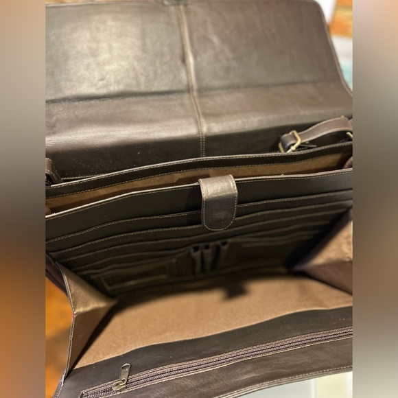 Handcrafted Unisex Calf Leather Authentic Colombian Briefcase 💼 100%Leather. - Picture 2 of 6